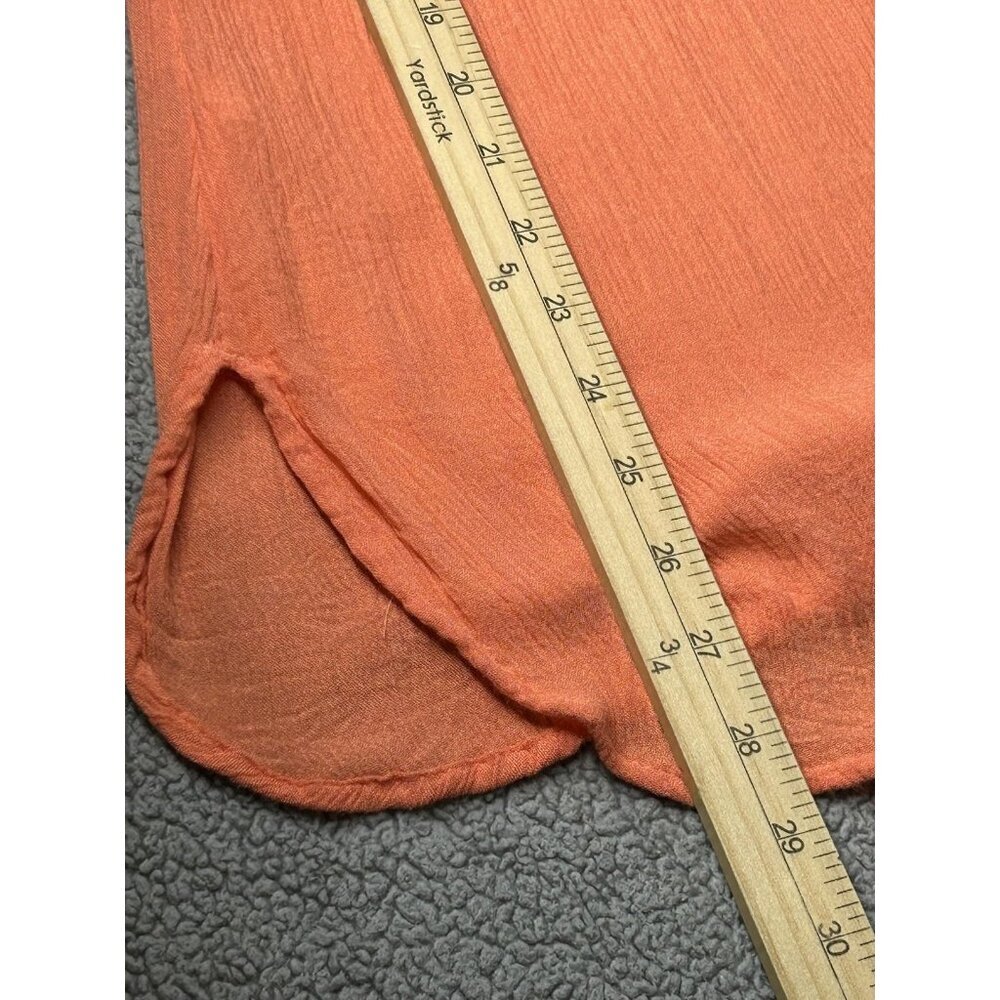 Lilly Pulitzer Target Cover Up Womens M Peach Embroidered Geometric Beach Tunic - Picture 12 of 12
